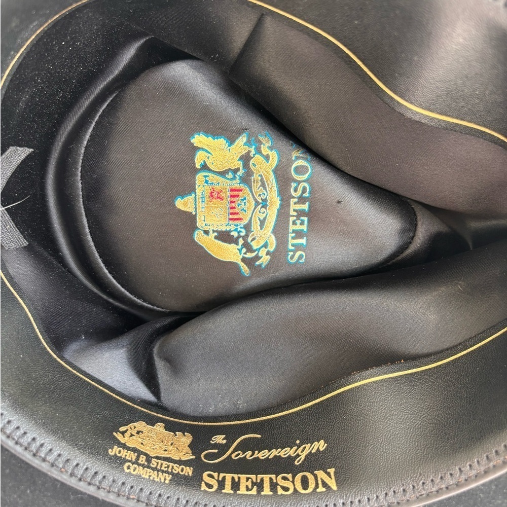 Stetson Black Fedora Hat - Picture 3 of 5